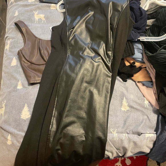 Leather dresses banana republic and ck - Picture 6 of 8